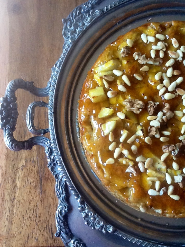 a appelkoek op skinkbord 1ste