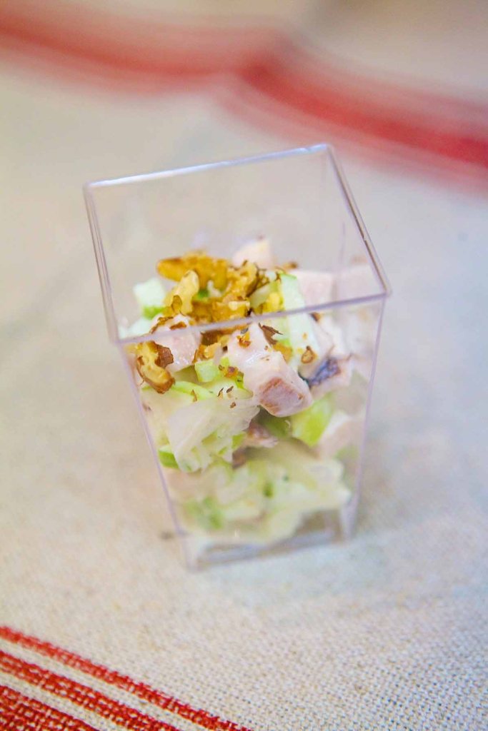 aaa gerookte hoender groep appel en jogurt