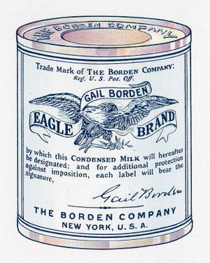 Gail Borden is die vader van kondensmelk. 