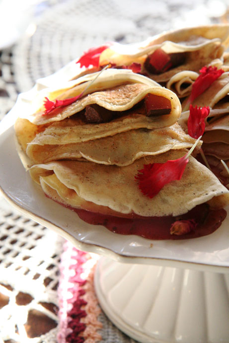 Turkse lekker pannekoek met angelierblaartjies opgedra aan ons pa's