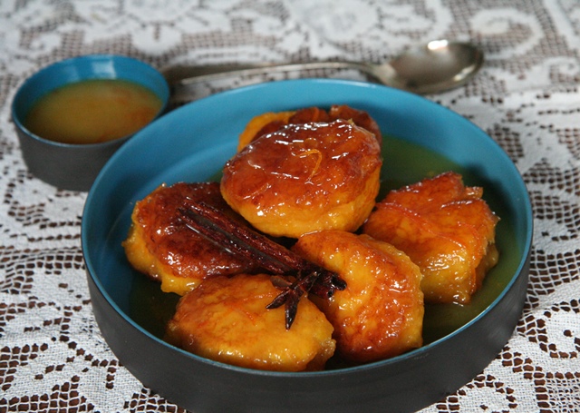 Pypkaneel, steranys en lemoengegeurde stroop.