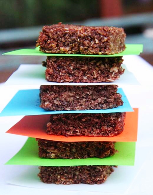 Die koekies kan ook in blokkies opgesny word, soos wannabe brownies. 