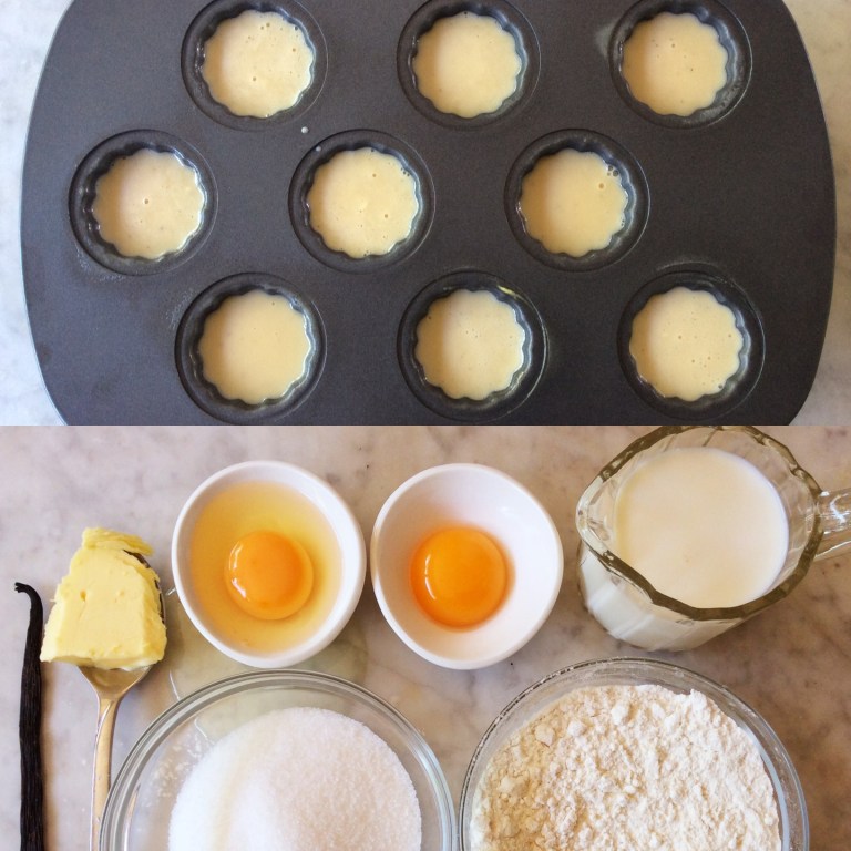 So lyk die kleefvrye metaalpan wat ek laasjaar geskenk gekry het by Ian - aangeskaf by Chefs Warehouse. Kyk ook hoe eenvoudig is die bestanddele - rum is egter 'n moet! 